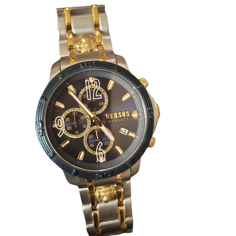 Versace Gold and Black Men's Watch